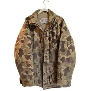 Vintage Country Seasons Duck Camo Ultimate Insulated Coat Jacket Medium /0469